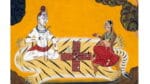 Devidasa of Nurpur, Shiva and Parvati Playing Chaupar Folio from a Rasamanjari Series, 1694-95.