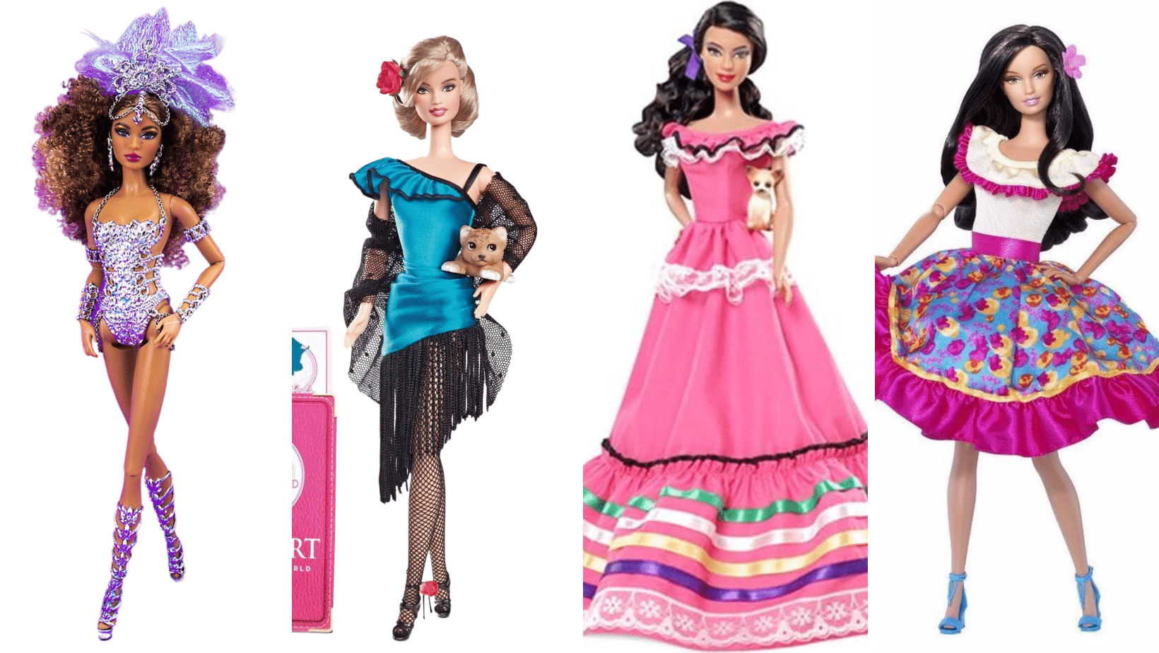 Barbie vestindo roupas tradicionais mexicanas