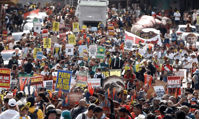 A cúpula dos povos originários