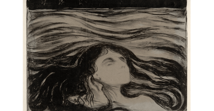 Edvard Munch, Os Amantes, 1896