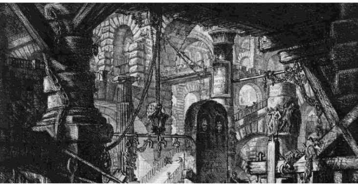 Giovanni Battista Piranesi’s (1720–1778), As prisões da imaginação, 1761.