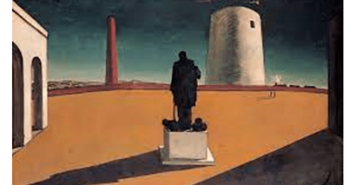 Giorgio De Chirico, O enigma de um dia, 1914. MAC-USP