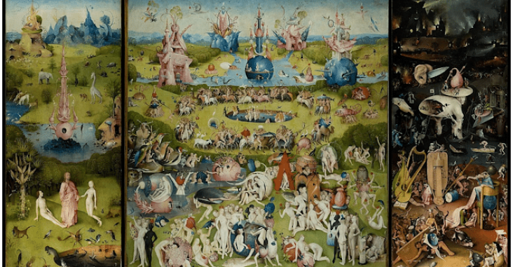 Hieronymus Bosch, O Jardim das Delícias Terrenas, 1504