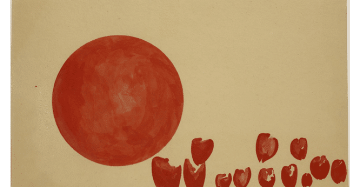 Joseph Beuys, Corações dos Revolucionários: Passagem dos Planetas do Futuro,
1955