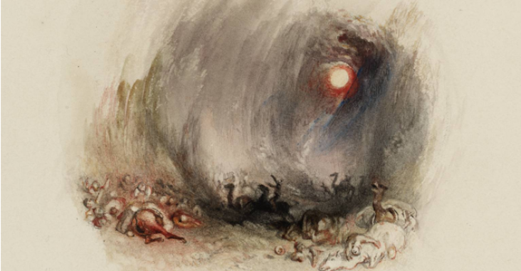 Joseph Mallord William Turner, Um furacão no deserto (The Simoom), c.1830–2,
